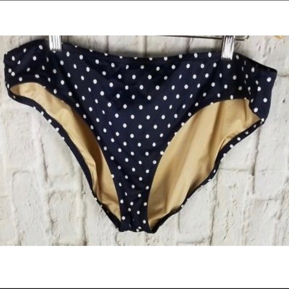 J Crew Navy Dotty Swim bottom - Picture 1 of 5